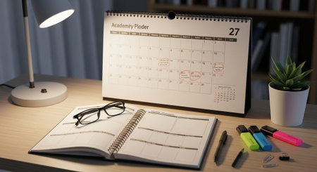 Modern Education and Study Concept Background.