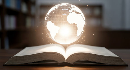 Modern Education and Study Concept Background.の写真素材