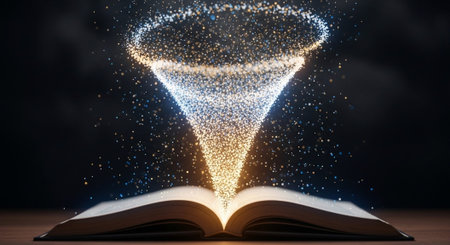 Modern Education and Study Concept Background.