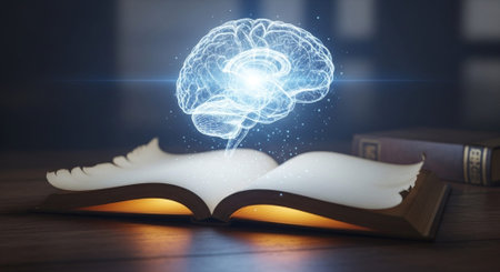 Modern Education and Study Concept Background.