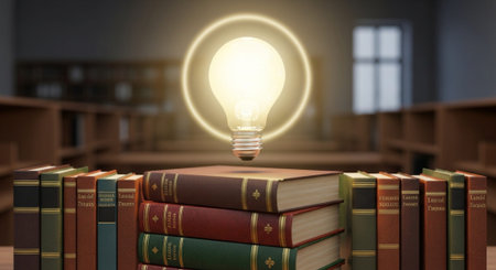 Modern Education and Study Concept Background.の写真素材