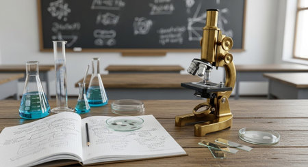 Modern Education and Study Concept Background.