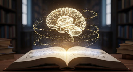 Modern Education and Study Concept Background.