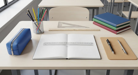 Modern Education and Study Concept Background.