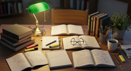 Modern Education and Study Concept Background.の写真素材