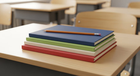 Modern Education and Study Concept Background.