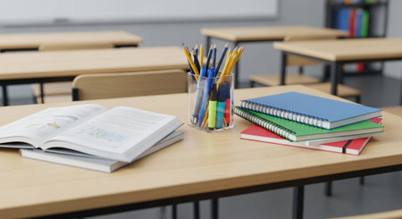 Modern Education and Study Concept Background.