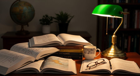 Modern Education and Study Concept Background.の写真素材