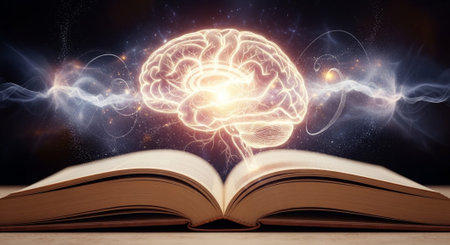Modern Education and Study Concept Background.