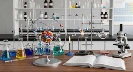Modern Education and Study Concept Background.