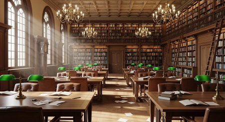 Modern Education and Study Concept Background.