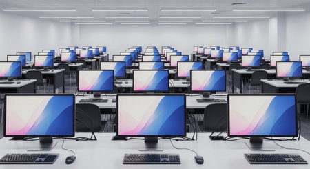 Modern Education and Study Concept Background.