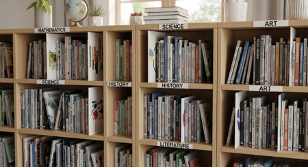 Modern Education and Study Concept Background.