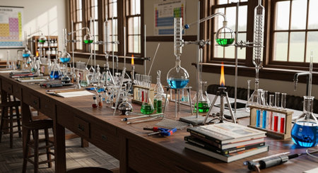 Modern Education and Study Concept Background.