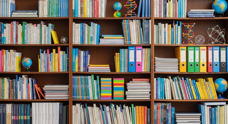 Modern Education and Study Concept Background.