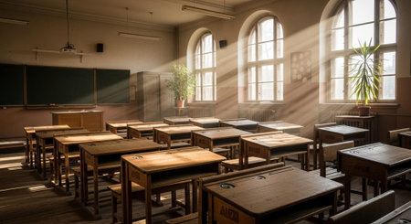 Modern Education and Study Concept Background.