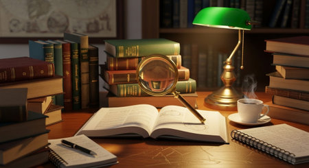 Modern Education and Study Concept Background.の写真素材