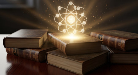 Modern Education and Study Concept Background.