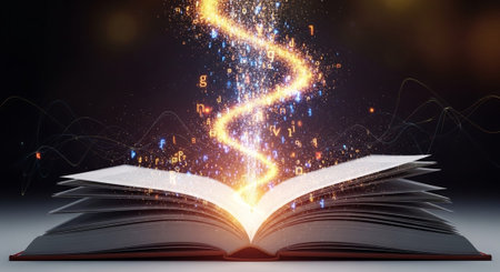 Modern Education and Study Concept Background.