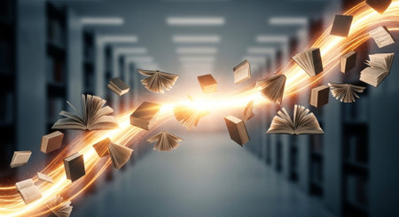 Modern Education and Study Concept Background.の写真素材