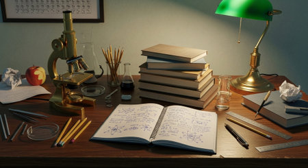 Modern Education and Study Concept Background.