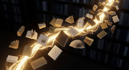 Modern Education and Study Concept Background.の写真素材