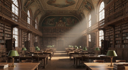 Modern Education and Study Concept Background.