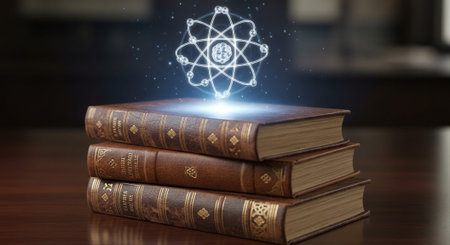 Modern Education and Study Concept Background.