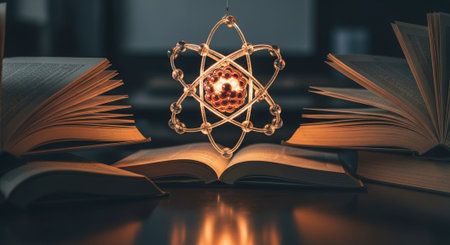 Modern Education and Study Concept Background.