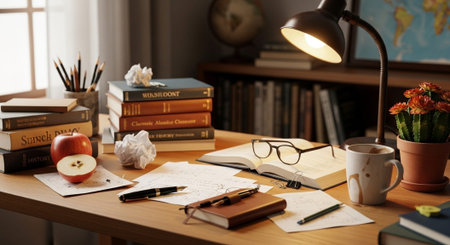 Modern Education and Study Concept Background.の写真素材