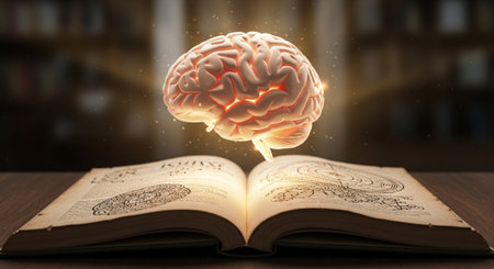 Modern Education and Study Concept Background.