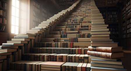 Modern Education and Study Concept Background.