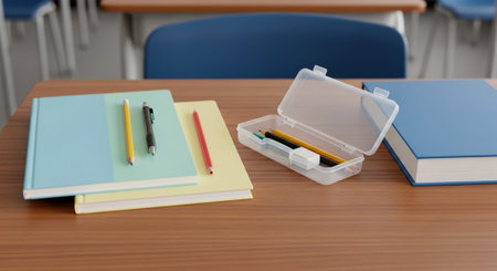 Modern Education and Study Concept Background.