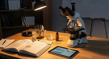Modern Education and Study Concept Background.