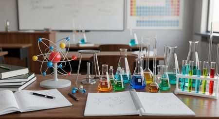 Modern Education and Study Concept Background.