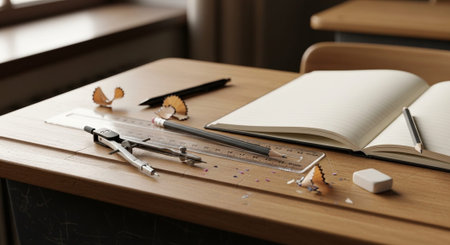 Modern Education and Study Concept Background.