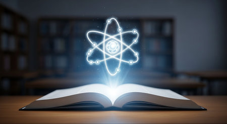 Modern Education and Study Concept Background.