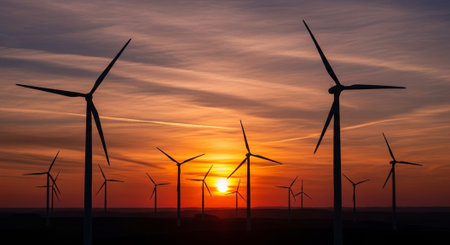 Natural and Renewable Energy Concept.