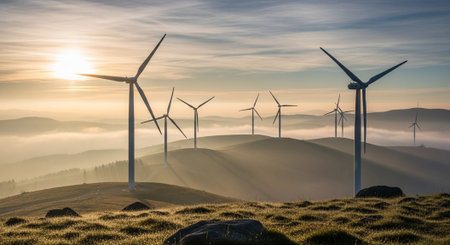 Natural and Renewable Energy Concept.