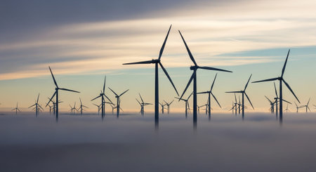 Natural and Renewable Energy Concept.