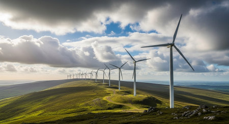 Natural and Renewable Energy Concept.