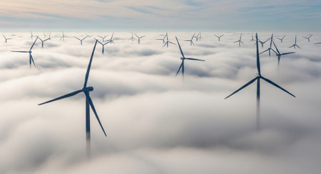 Natural and Renewable Energy Concept.