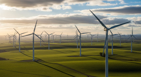 Natural and Renewable Energy Concept.