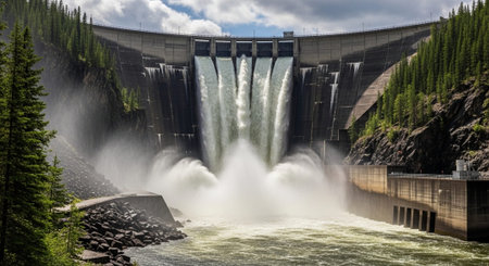Natural and Renewable Energy Concept.