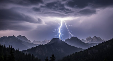 Natural and Renewable Energy Concept.