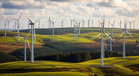 Natural and Renewable Energy Concept.