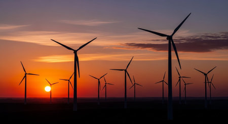 Natural and Renewable Energy Concept.