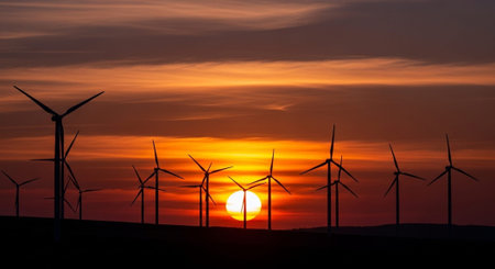 Natural and Renewable Energy Concept.