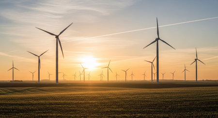 Natural and Renewable Energy Concept.