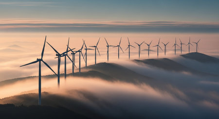 Natural and Renewable Energy Concept.